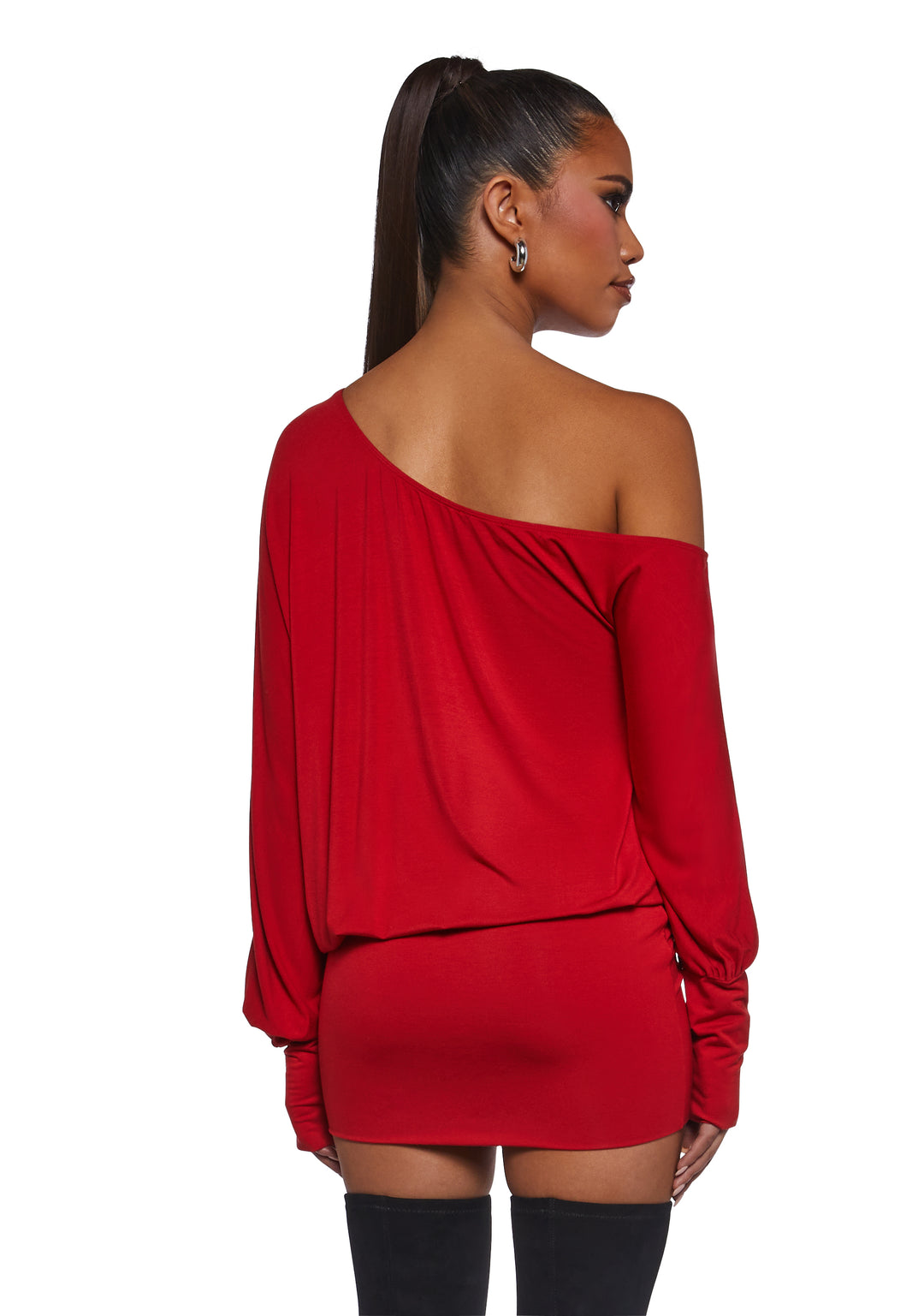 Milana Mini Dress - Red - Image 4