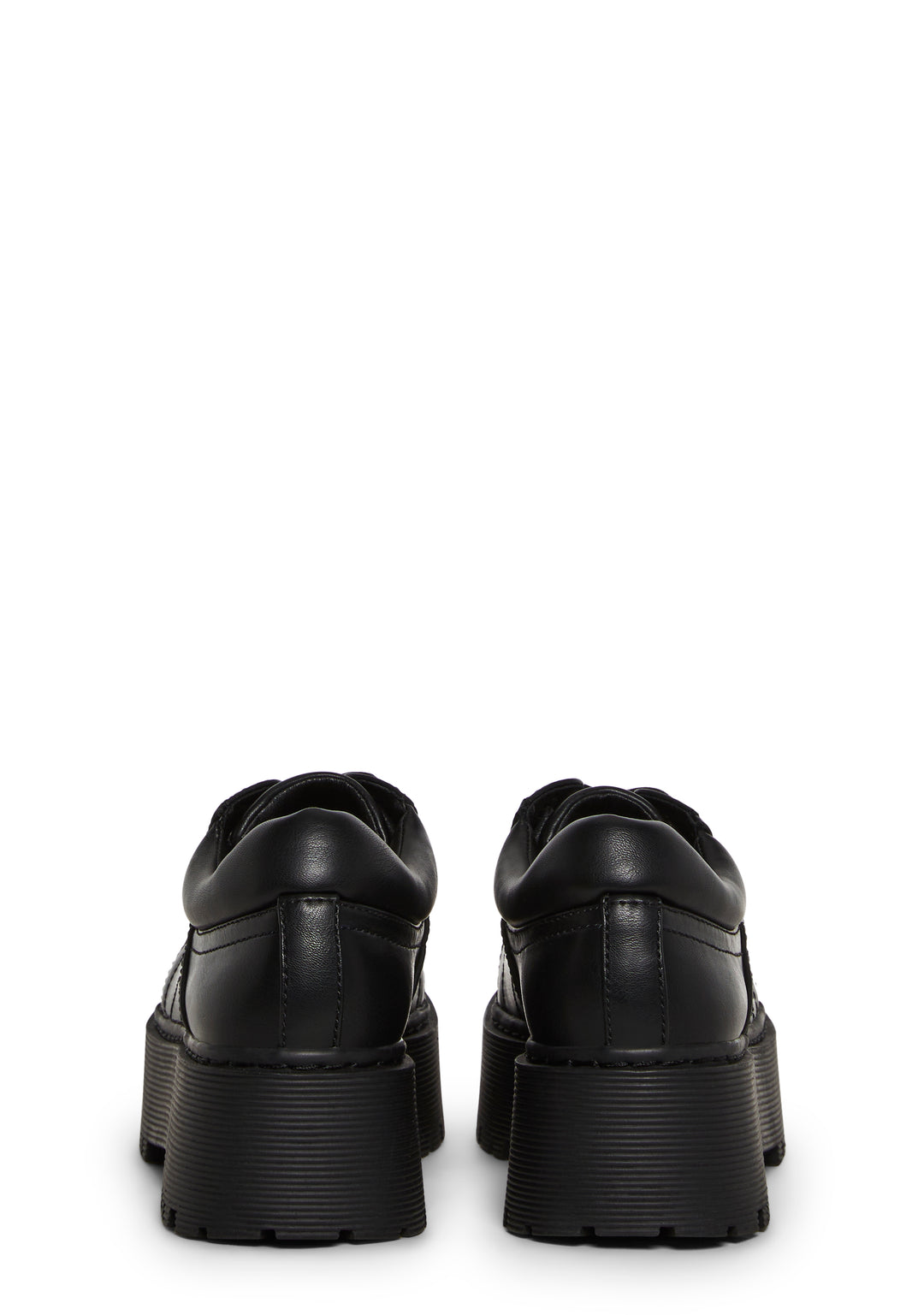 Vegan Leather Oxford Shoes Current Mood - Black - Image 4