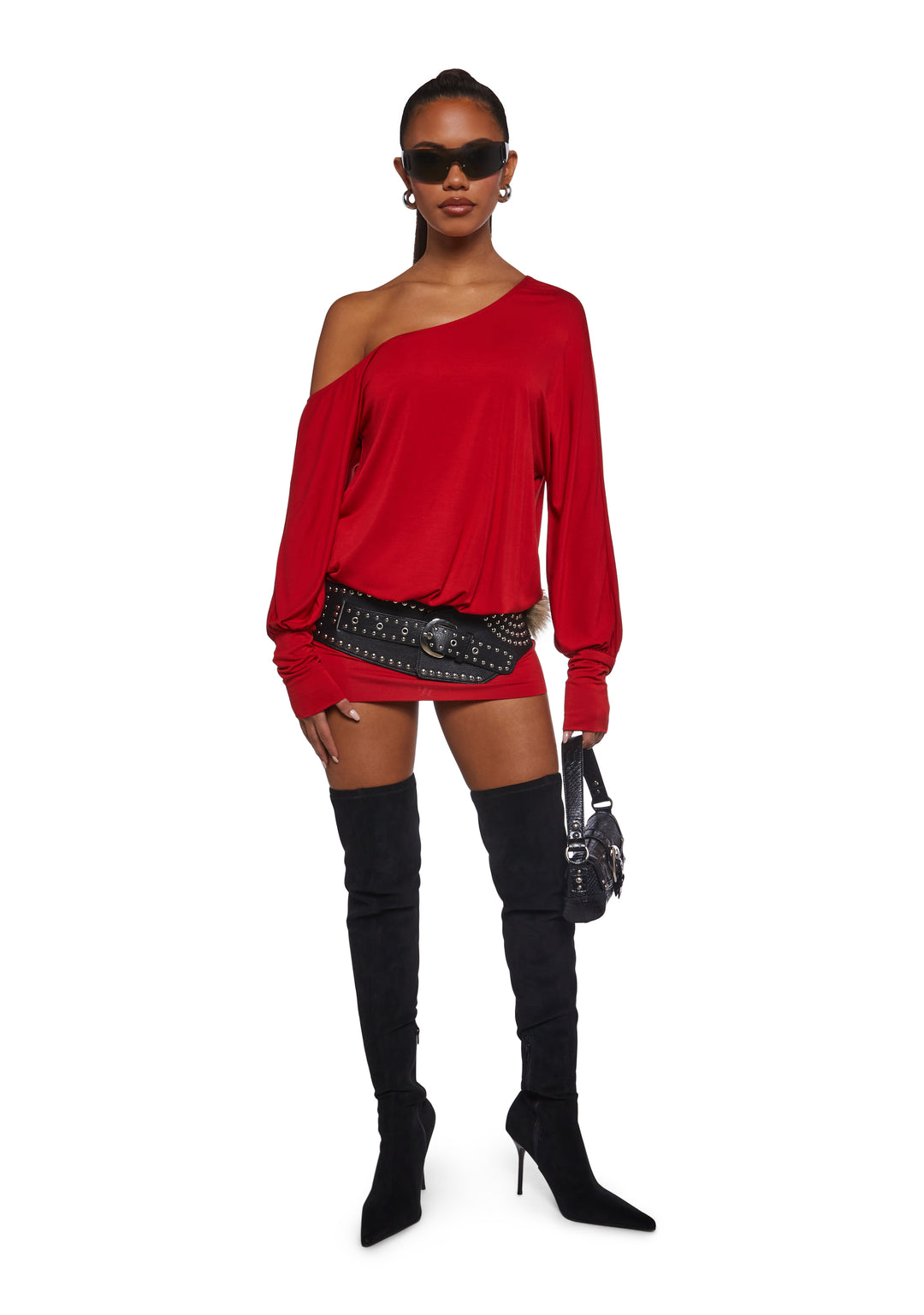 Milana Mini Dress - Red - Image 2