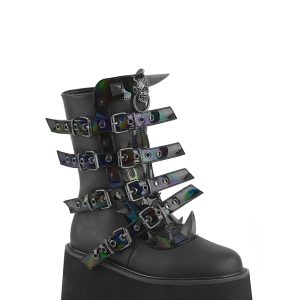 Damned-225 Platform Mid-Calf Boots