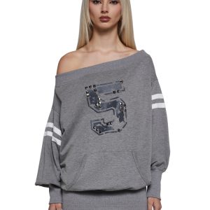 Team Spirit Off The Shoulder Dress