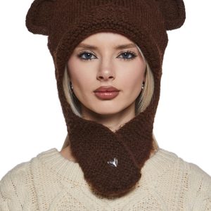Beary Shy Hood Hat