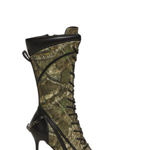 Dolls Kill x RealTree Camo Ankle Booties Buck Off - Green