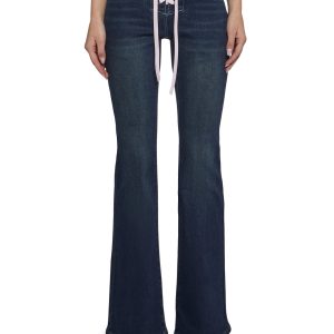 Talia Low Rise Jeans - Lace Up