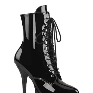 Indulge-1020 Platform Ankle Boots-Black