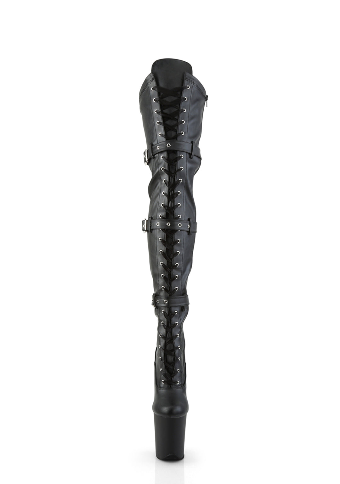 Flamingo-3028 Platform Thigh High Boots-Black - Image 3