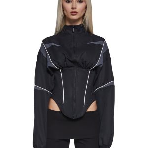 Tracksuit Corset Jacket
