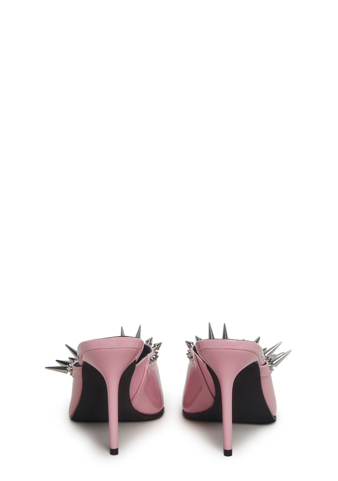 Current Mood Spiked Mule Shoes - Pink - Image 4