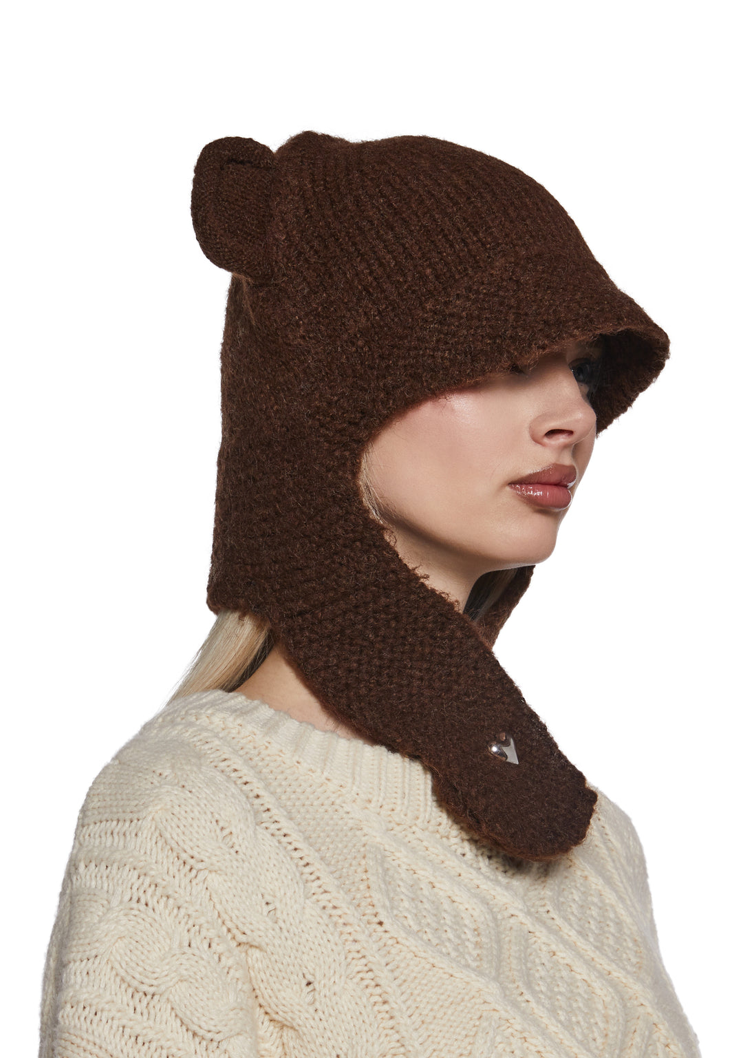 Beary Shy Hood Hat - Image 5