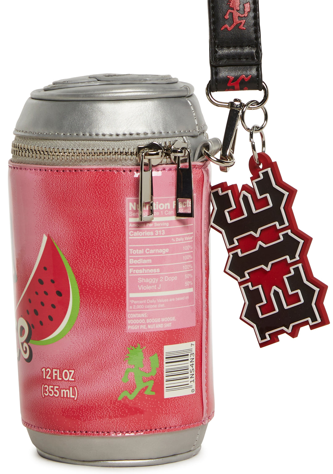 Dolls Kill x Insane Clown Posse Juggalo Juice Soda Purse Wristlet - Red - Image 4