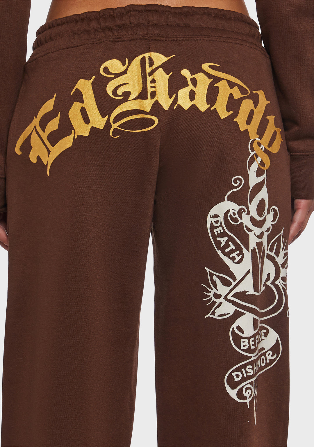 Ed Hardy Phoenix Sweatpants - Brown - Image 6