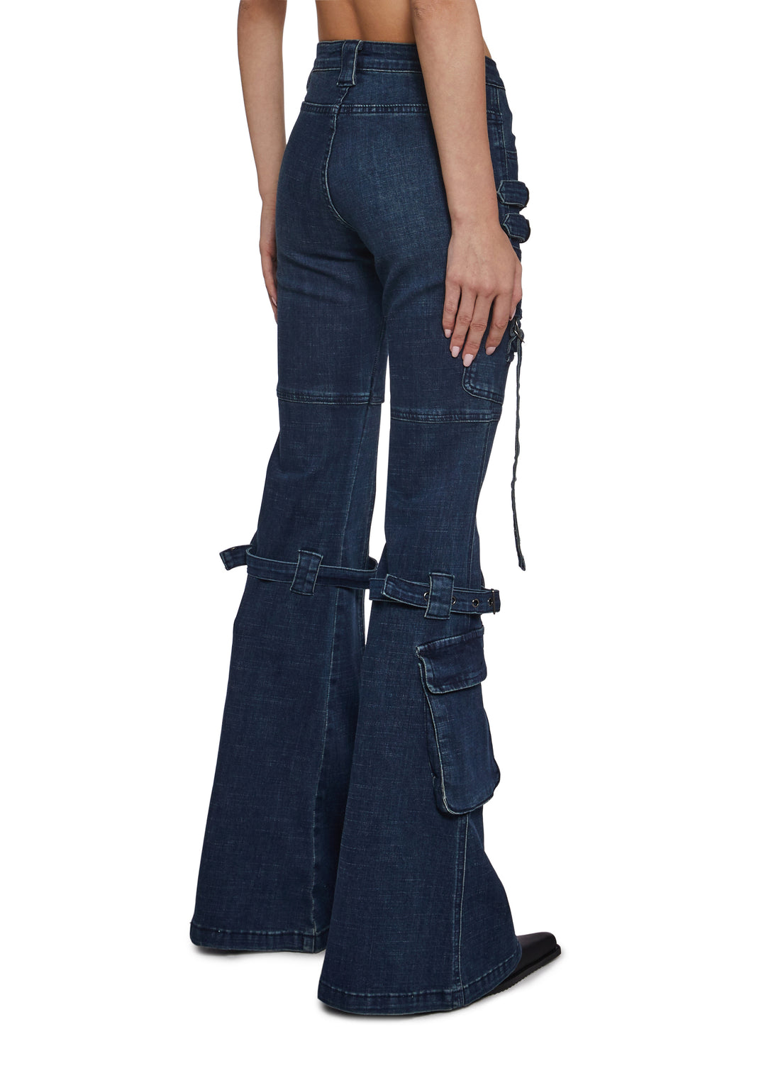Current Mood Cargo Fitted Jeans - Blue - Image 4