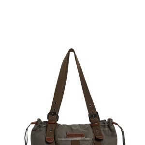 Dolls Kill x Twilight Bella Edward Forks Slouchy Canvas Shoulder Bag - Brown