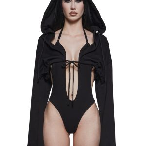 Namilia Allure Jacket Bodysuit - Black