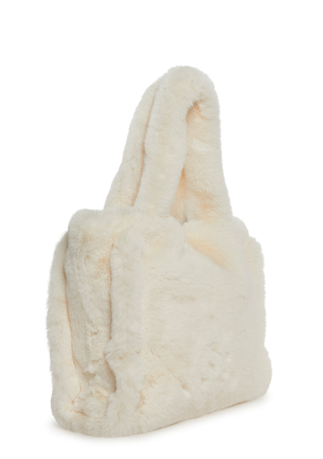 Cutie Pie Faux Fur Bag - White - Image 4