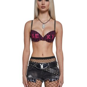 Punk Lust Rhinestone Bra