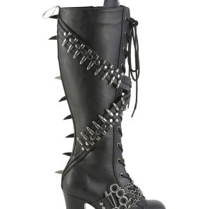 Gothika-108 Platform Knee High Boots