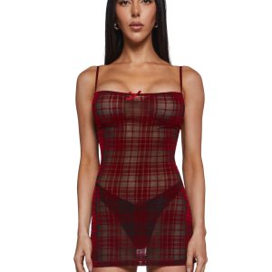 Velvet Lines Lingerie Set