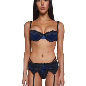 Laced In Satin Lingerie Set