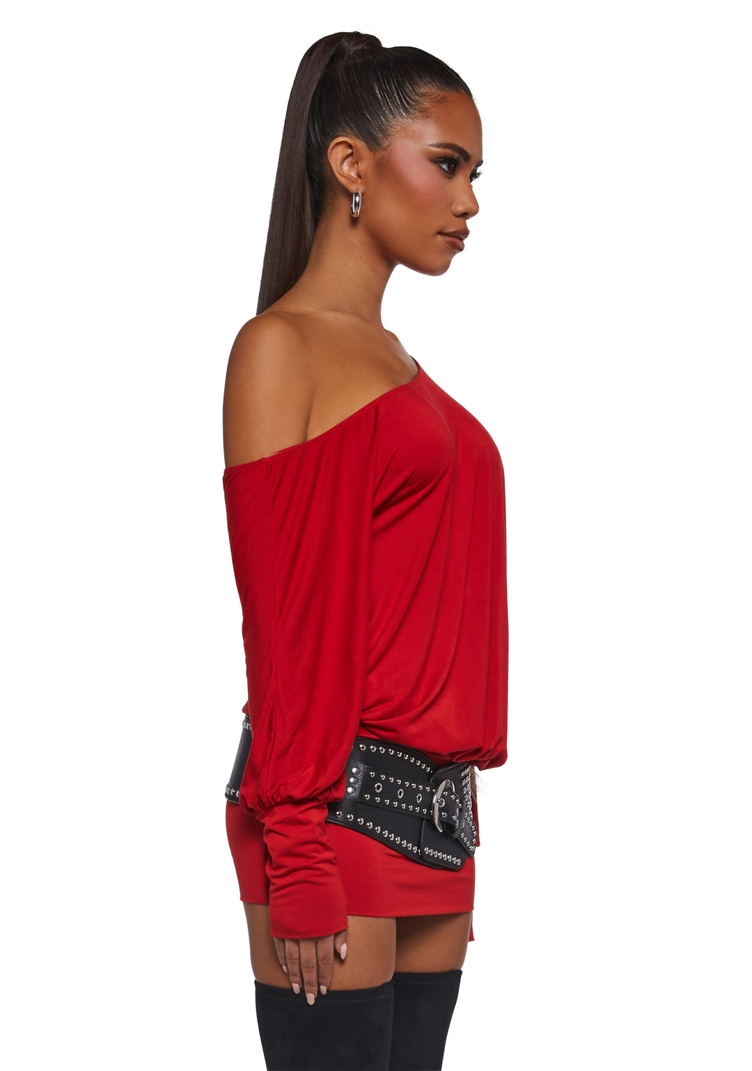 Milana Mini Dress - Red - Image 3