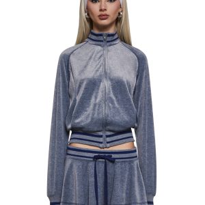 Womens Sporty Jacket - Gray