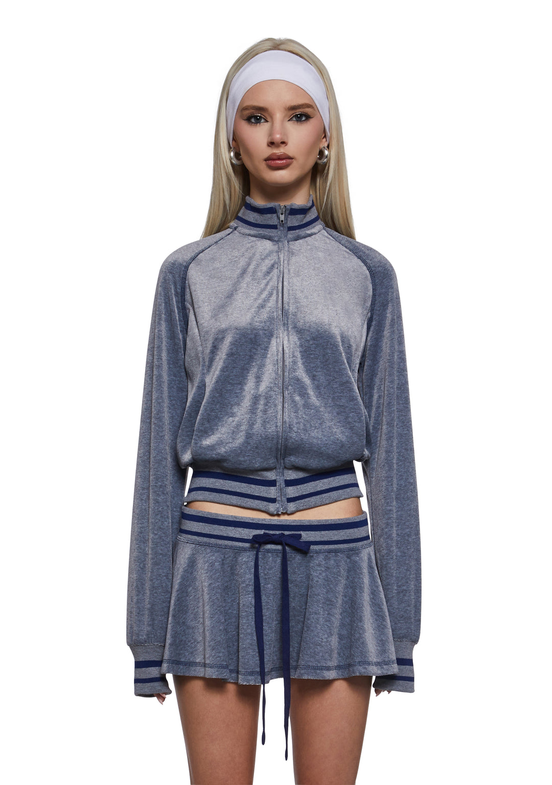 Womens Sporty Jacket - Gray