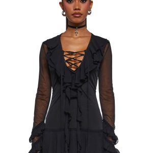 Infinite Illusion Mesh Dress