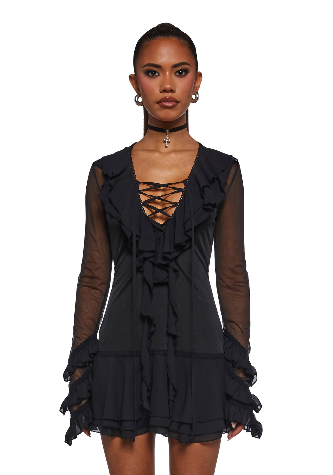 Infinite Illusion Mesh Dress