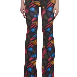 Sexy Womens Halloween Sally Nightmare Before Christmas Disney Flare Leggings- Multi