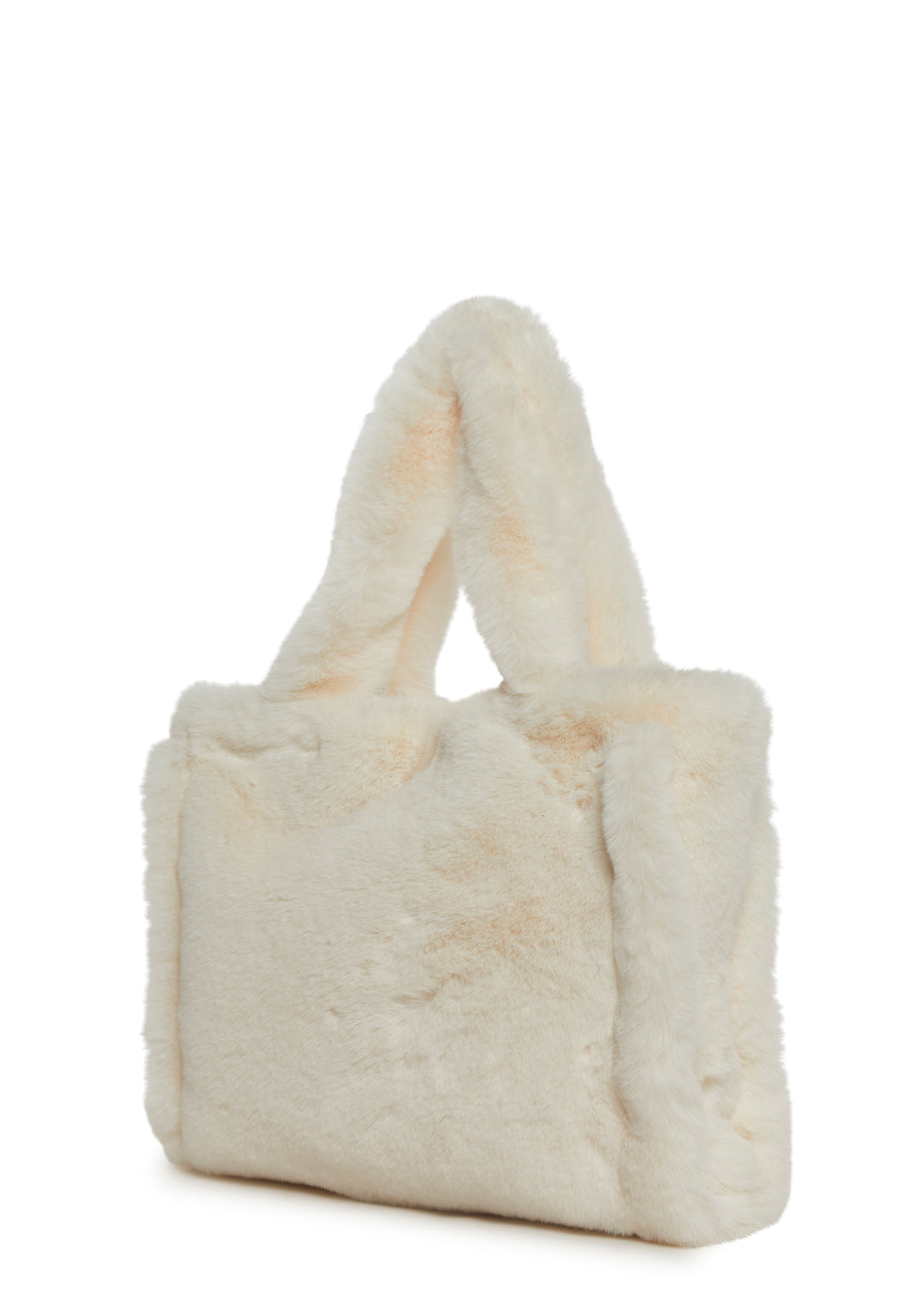 Cutie Pie Faux Fur Bag - White - Image 5