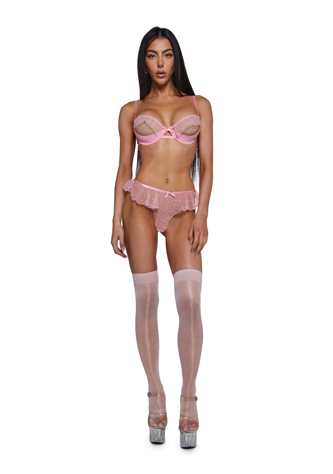 Roma Peek-A-Boo Bliss 2-Piece Set - Pink - Image 2
