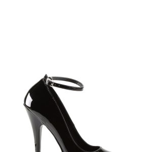 Domina-442 Mary Jane Pumps-Black-Red