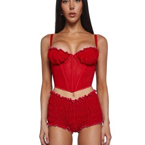 Shimmer Nights Bustier Lingerie Set