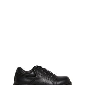Vegan Leather Oxford Shoes Current Mood - Black