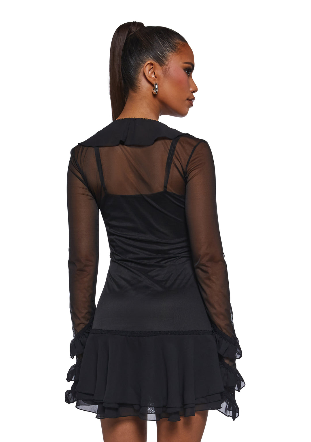 Infinite Illusion Mesh Dress - Image 4