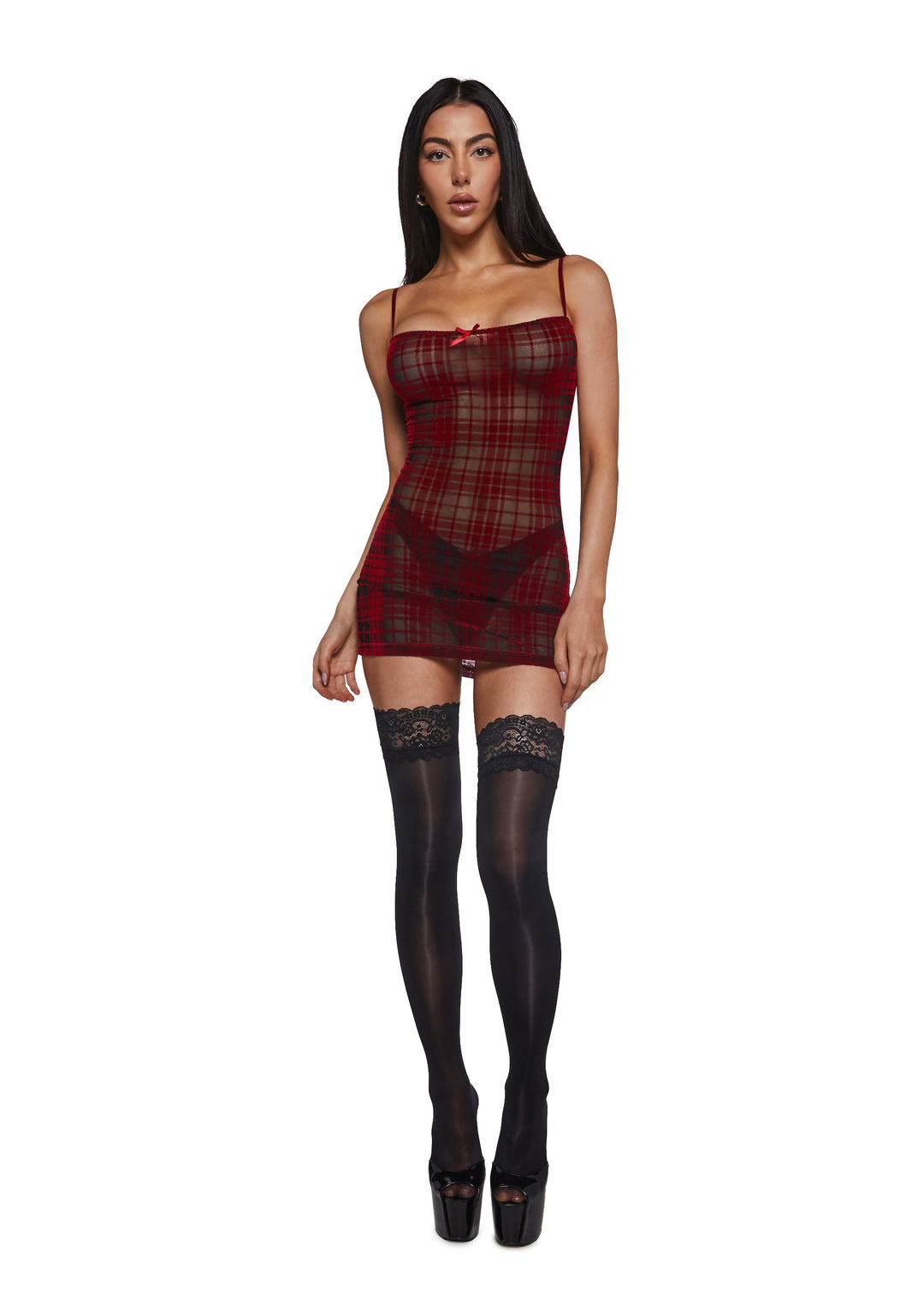 Velvet Lines Lingerie Set - Image 2