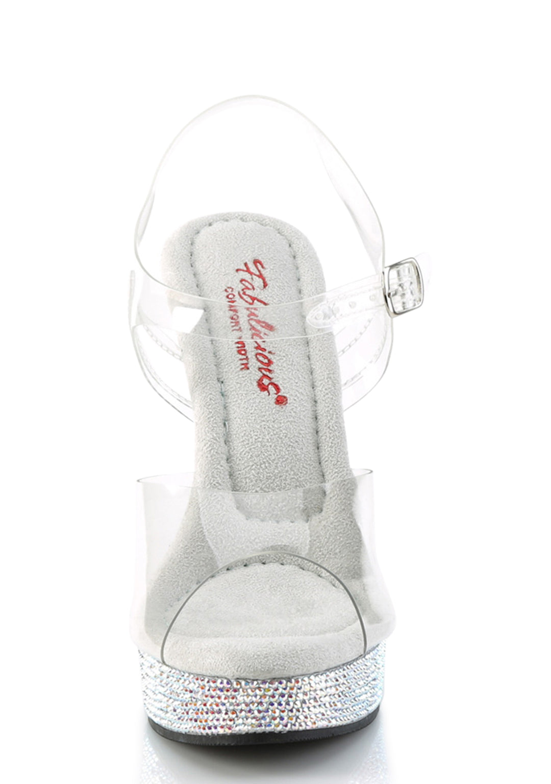 Majesty-508DM Platform Ankle Strap Sandals-Silver - Image 3