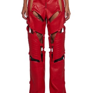 Namilia Biker Floating Pants - Red