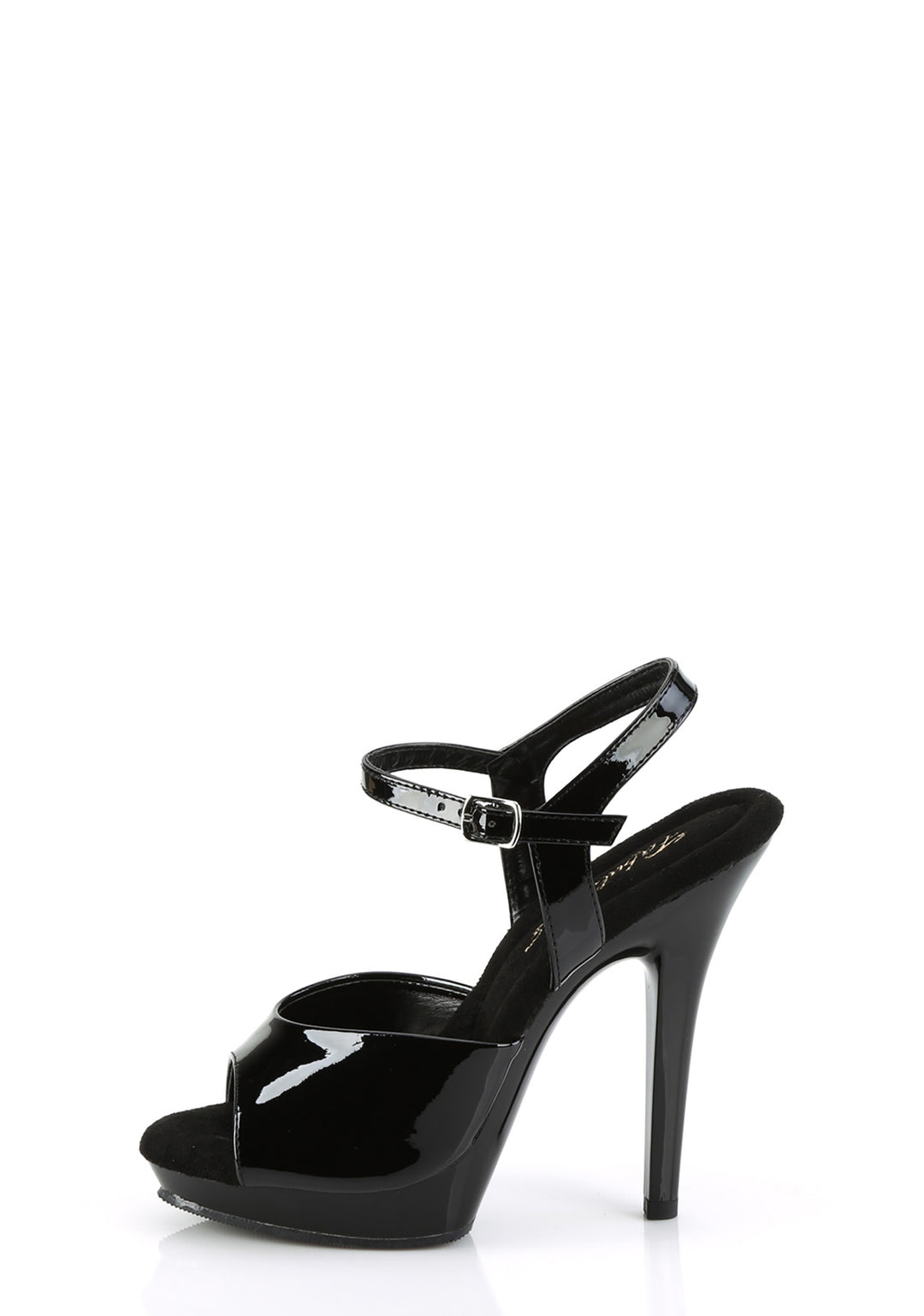 LIP-109 Platform Ankle Strap Sandals-Black - Image 2