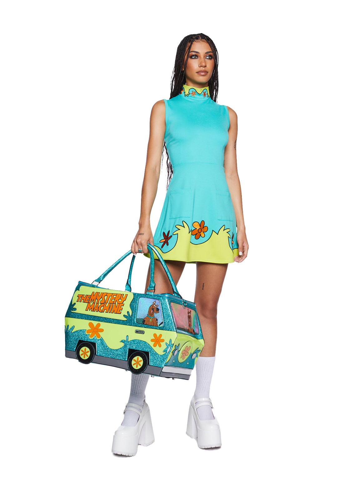 Dolls Kill x Hanna Barbera Mystery Machine Weekender Bag - Multi