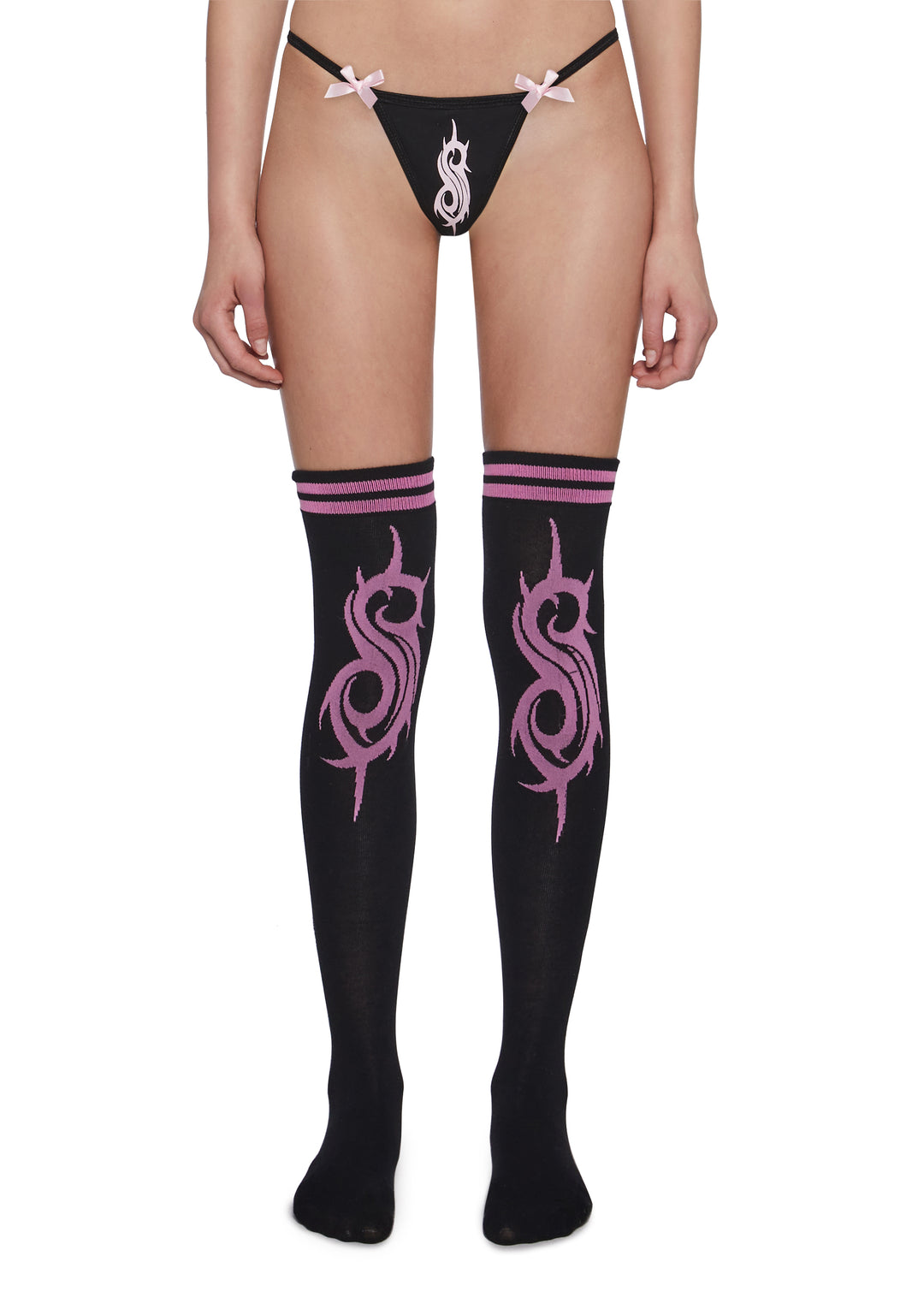Dolls Kill x Slipknot Thong Panty - Black