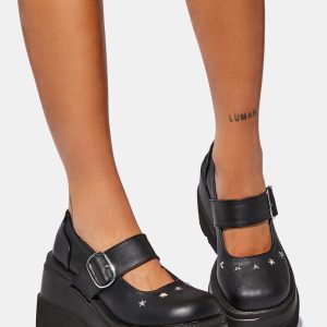 Shaker-23 Platform Mary Janes