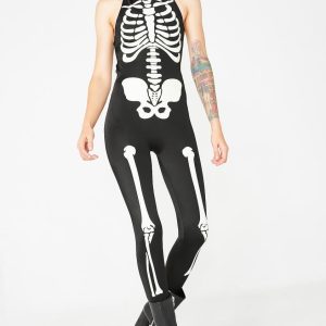Halloween Glow In The Dark Catsuit