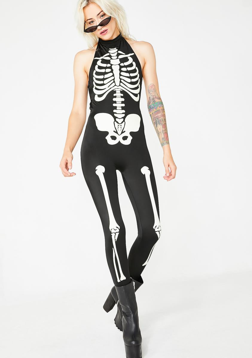 Halloween Glow In The Dark Catsuit