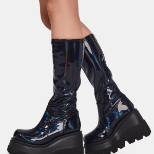Shaker-65 Platform Knee High Boots