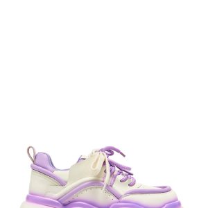 Koi Footwear Neon Reef Platform Trainers - Purple