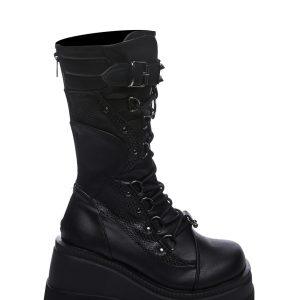 Shaker-70 Platform Mid-Calf Boots