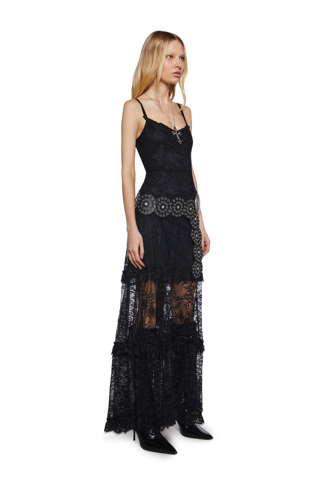 Temple Of Love Lace Maxi Dress - Image 3