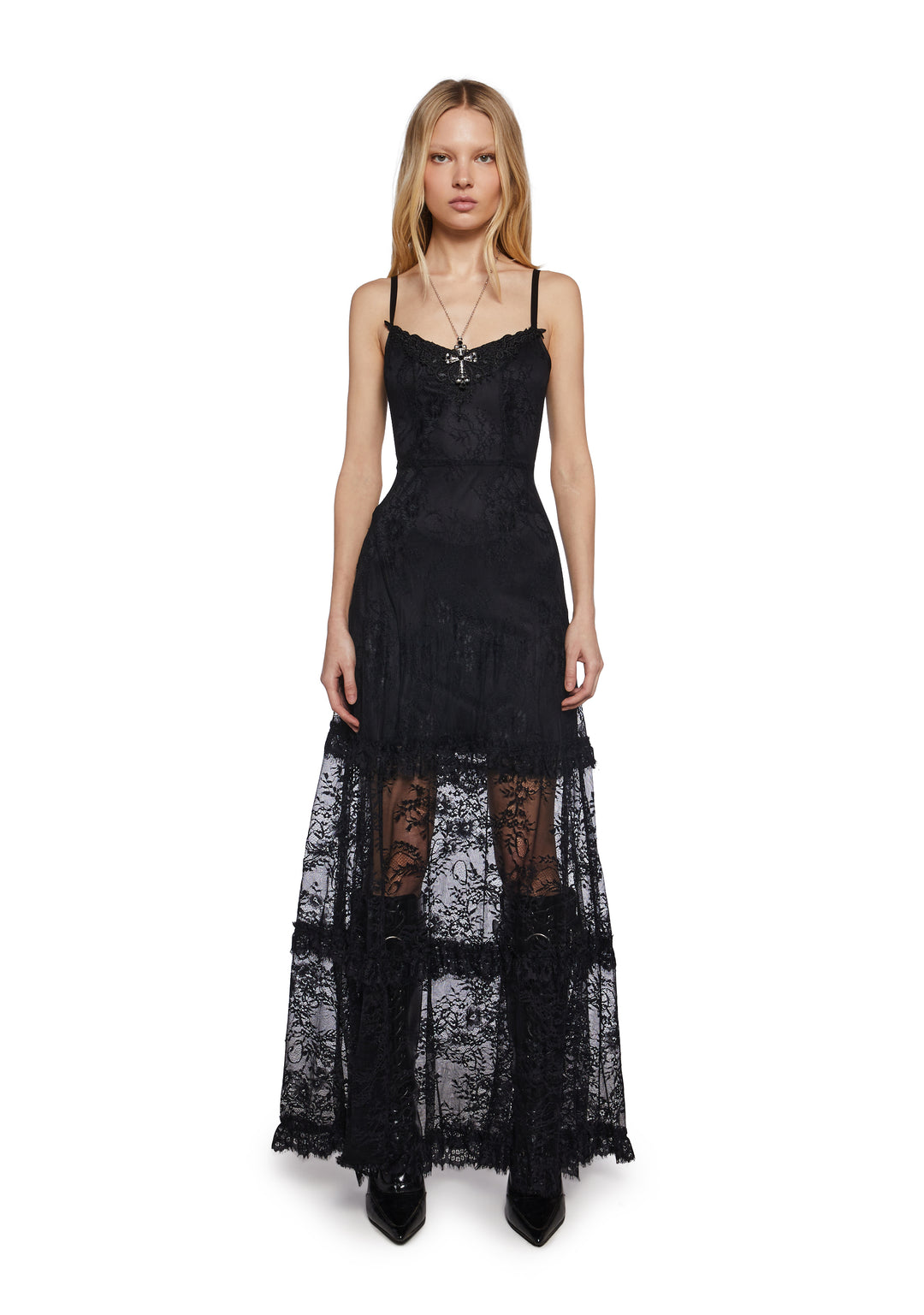 Temple Of Love Lace Maxi Dress