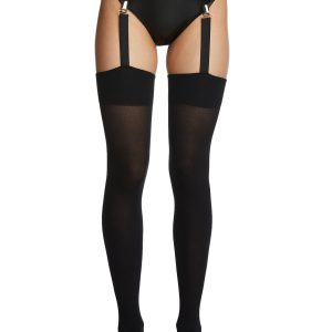 Clip Garter Thigh Highs